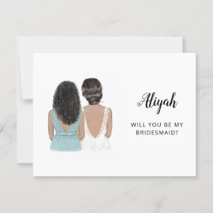 Will You Be My Bridesmaid Proposal Card