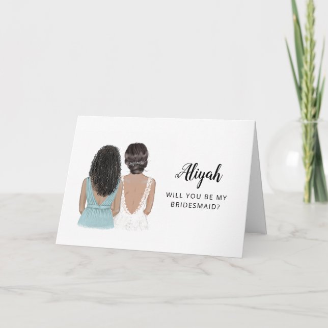 Will You Be My Bridesmaid Proposal Card (Front)