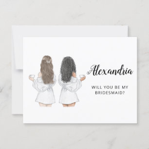 Will You Be My Bridesmaid Proposal Card