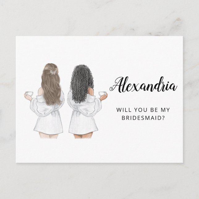 Will You Be My Bridesmaid Proposal Card (Front)