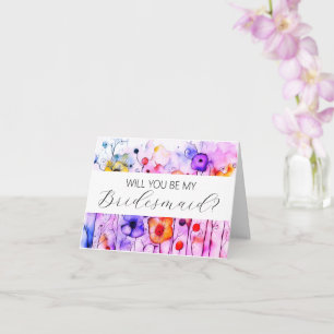 Will you be my Bridesmaid proposal card