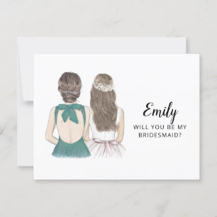 Will You Be My Bridesmaid Proposal Card