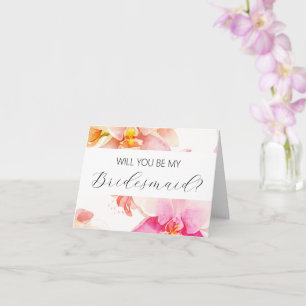 Will you be my Bridesmaid proposal card