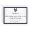 Will You Be My Bridesmaid? Purple Heart Card