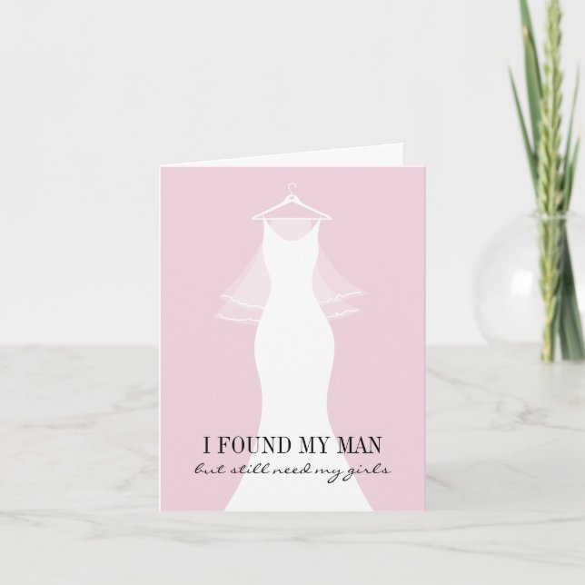 Will you be my bridesmaid request cards (Front)