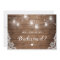 Will You Be My Bridesmaid Rustic Mason Jar Lights