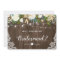 Will You Be My Bridesmaid Rustic Romantic Floral