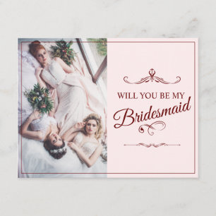 Will You Be My Bridesmaid? Three Lying Bridesmaids Enclosure Card