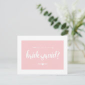 Will you be my Bridesmaid? | WEDDING Invitation (Standing Front)