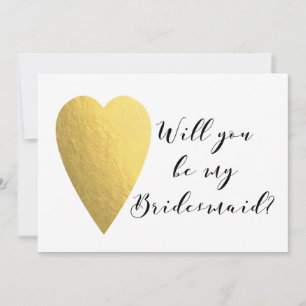 Will you be my Bridesmaid? WEDDINGS Invitation