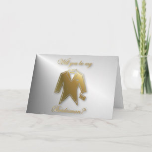 Will you be my Bridesman? Bridesman request. Invitation