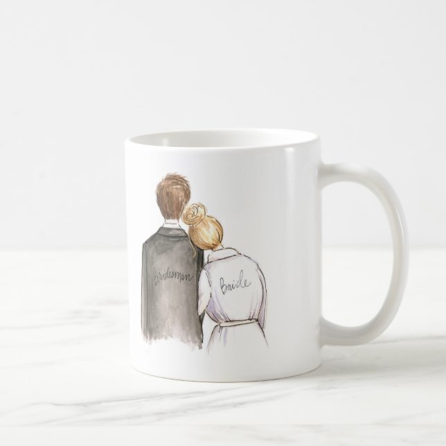 Will you be my Bridesman? Coffee Mug (Right)