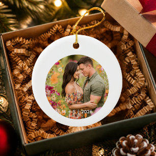 Will You Be My Copilot Pilot Engagement Christmas Ceramic Tree Decoration