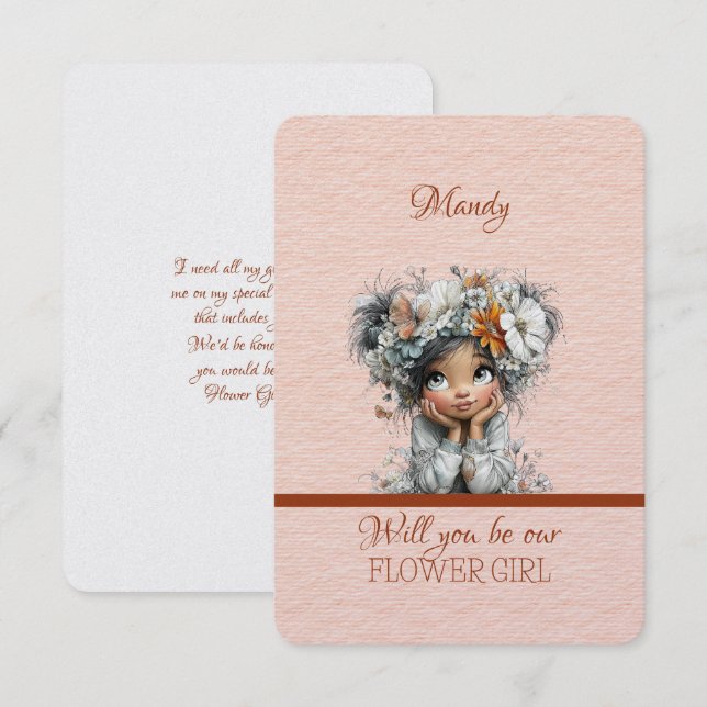 Will You Be My Flower Girl (Front/Back)