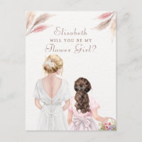 Will You Be My Flower Girl Bridal Party Proposal 