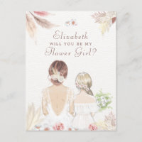 Will You Be My Flower Girl Bridesmaid Proposal 