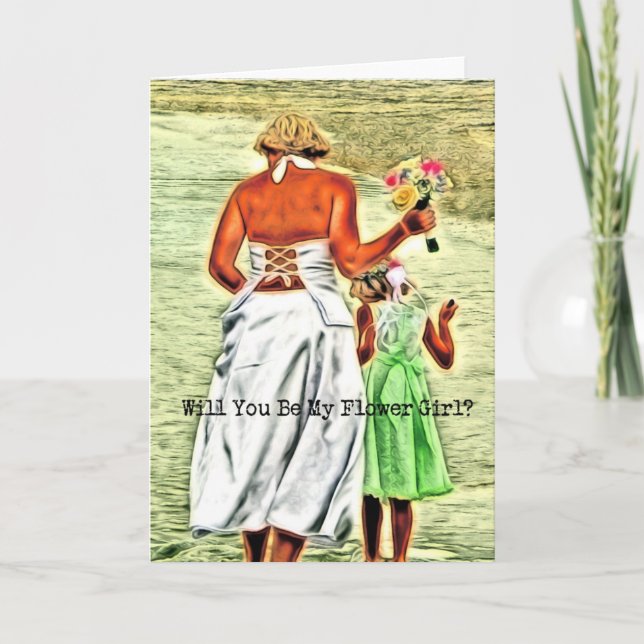 Will You Be My Flower Girl? Invitation (Front)