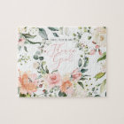 Will You Be My Flower Girl Pink Floral Script