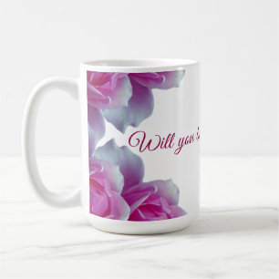 Will you be my flowergirl, Roses Coffee Mug