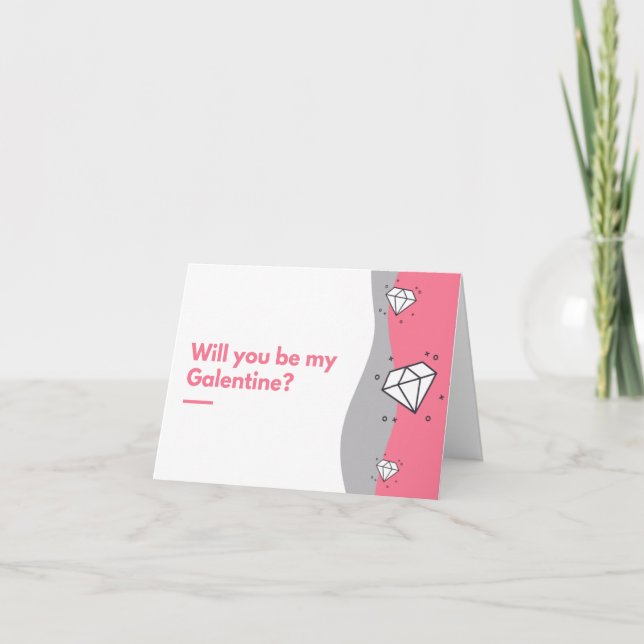 Will You Be my Galentine? Invitation (Front)