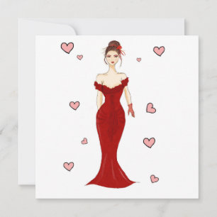 Will you be my gf, illustration card