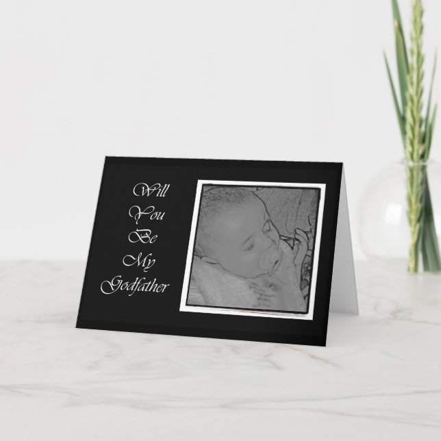 Will You Be My Godfather Card (Front)