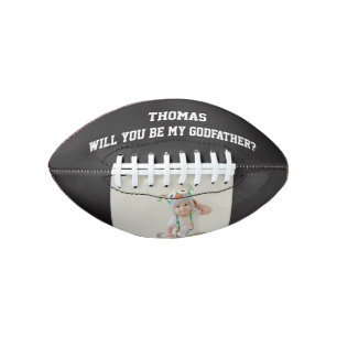Will You Be My Godfather Godparent Proposal Men American Football