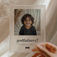 Will You Be My Godfathers Photo Proposal