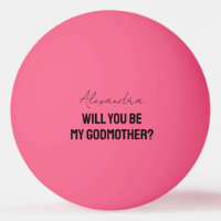 Will You Be My Godmother Godparent Proposal Player