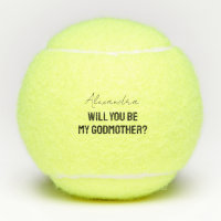 Will You Be My Godmother Godparent Proposal Sports