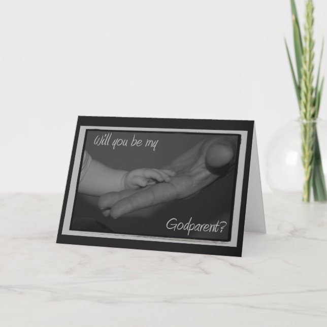 Will You Be My Godparent Card (Front)