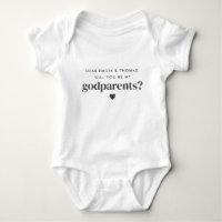 Will You Be My Godparents Photo Proposal