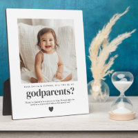 Will You Be My Godparents Photo Proposal