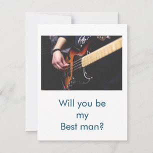 will you be my groomsman bachelorett proposal card
