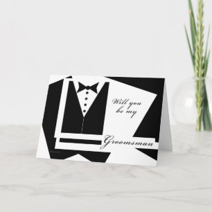 Will you be my Groomsman Card