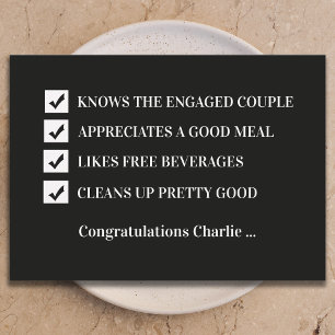 Will You Be My Groomsman Funny Digital Card