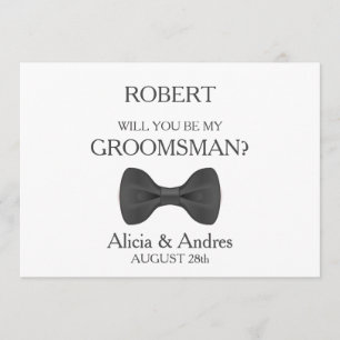 Will you be my Groomsman? Invitation