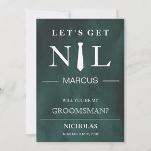 Will  You  Be My Groomsman? Invitation