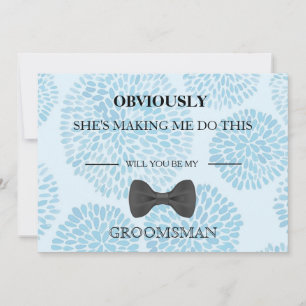 Will  You  Be My Groomsman? Invitation