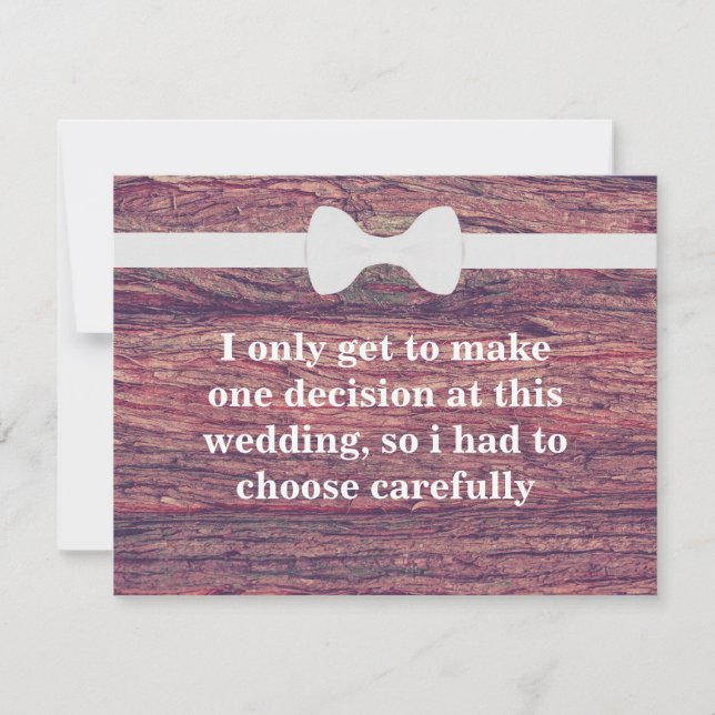 Will you be my Groomsman? Invitation (Front)