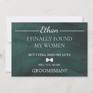 Will  You  Be My Groomsman? Invitation