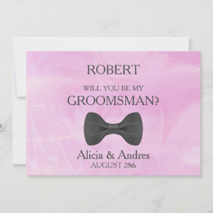 Will you be my Groomsman? Invitation