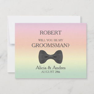 Will you be my Groomsman? Invitation