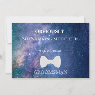 Will  You  Be My Groomsman? Invitation