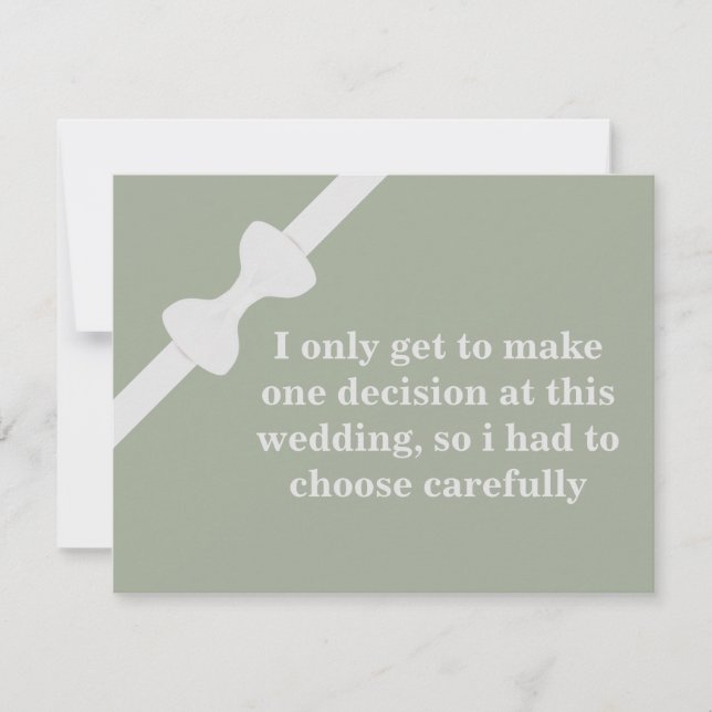 Will you be my Groomsman? Invitation (Front)