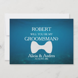 Will you be my Groomsman? Proposal Invitation