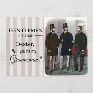 Will You be My Groomsman Request Card? Invitation