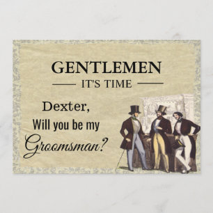 Will You be My Groomsman Request Card? Invitation
