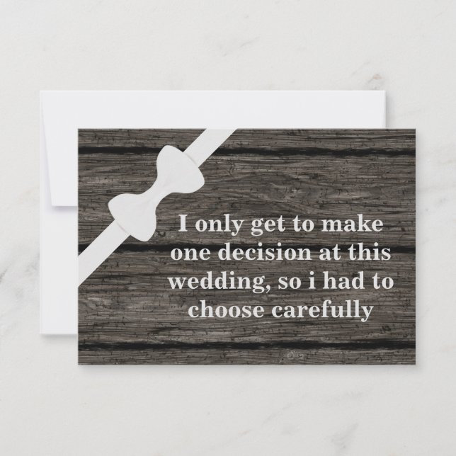 Will you be my Groomsman? Wooden Background Invita Invitation (Front)