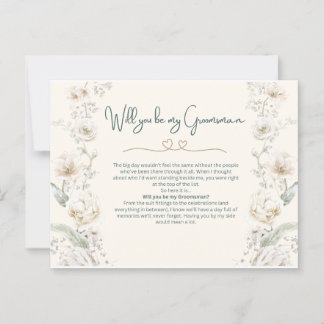 Will you be my Groomsmen - Proposal Postcard